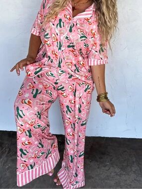 Blakely howdy honey pajama set
